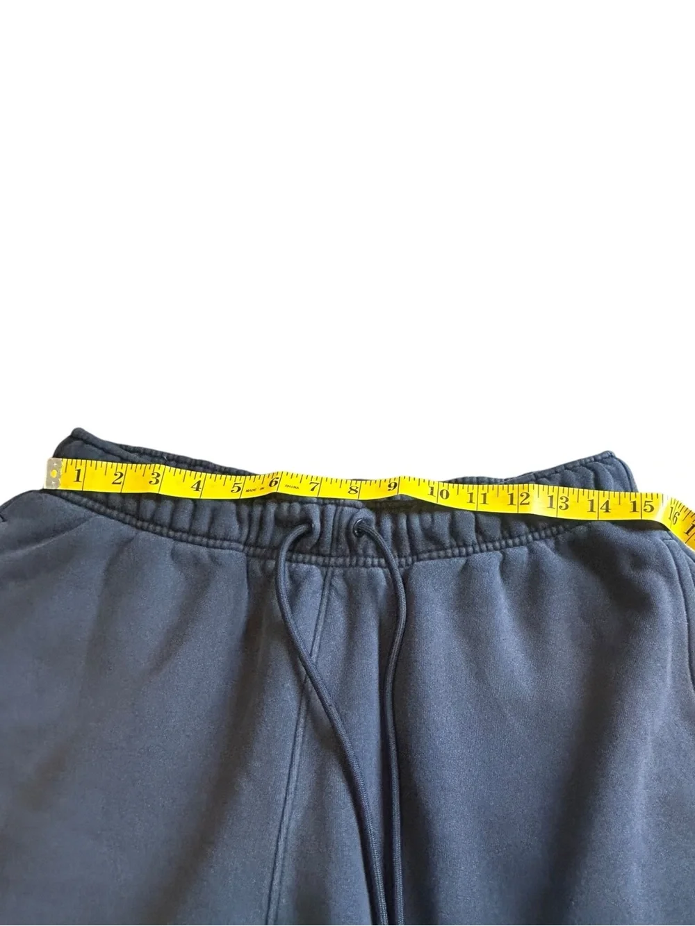 Jordan Essentials Washed Black Fleece Shorts Men’s Medium